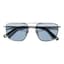 Kính mát Uniqlo Metal Double Bridge màu xanh nhạt 60 Light Blue