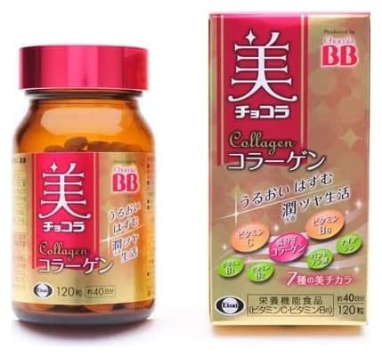 Viên uống collagen Eisai Bi Chocola Collagen 120 viên