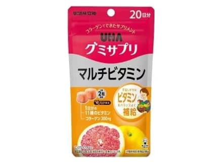 Kẹo dẻo đa vitamin UHA Gummy Supplement Multivitamin vị bưởi hồng 20 ngày