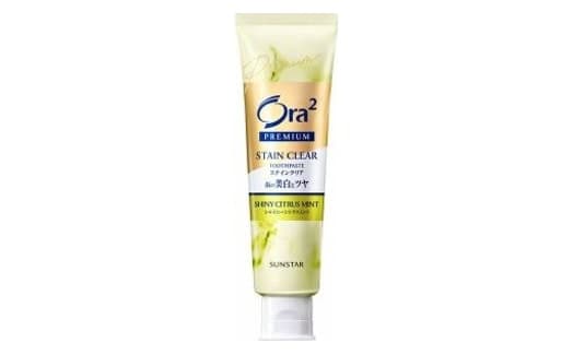 Kem đánh răng Ora2 Premium Stain Clear Shiny Citrus Mint 100g