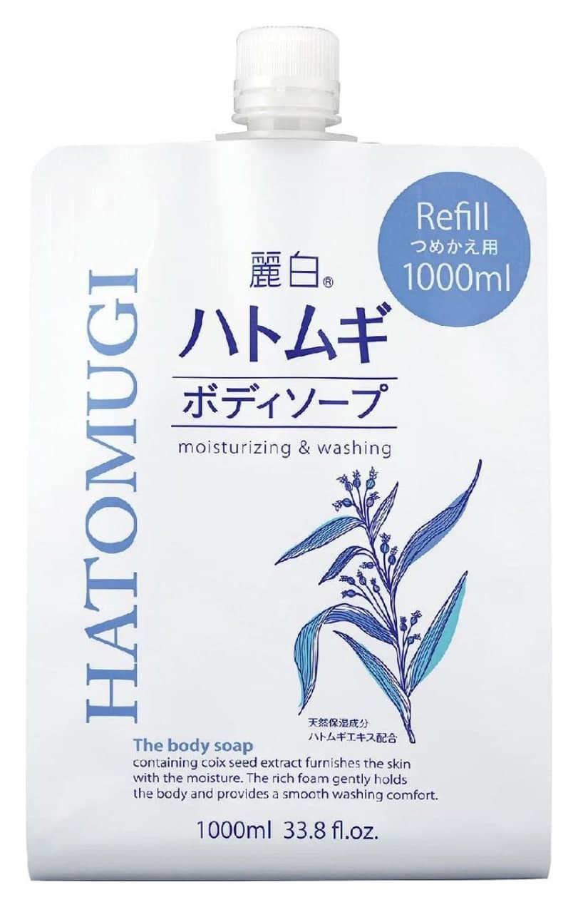 Sữa tắm Reihaku Hatomugi túi thay thế 1000ml