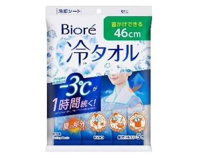 Khăn lạnh Saikyo Pharma Cooling Long Towel 60x30cm 5 gói
