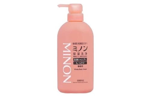 Sữa tắm gội Minon Shittori dưỡng ẩm chai 450ml