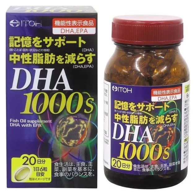 Viên Uống Bổ Não ITOH DHA 1000s (120 Viên)