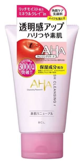 Sữa rửa mặt BCL AHA Cleansing Research Wash Cleansing b 120g (Hồng - Nhạy cảm)