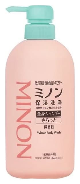 Sữa tắm gội Minon Saratto thoáng nhẹ chai 450ml