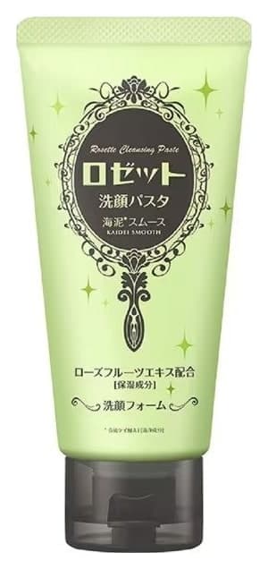 Sữa rửa mặt bùn biển thu nhỏ lỗ chân lông Rosette Kaidei Smooth 120g (Xanh lá)