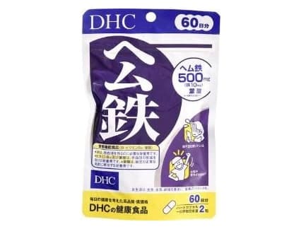 Viên uống bổ sung sắt DHC Heme Iron 60 ngày 120 viên