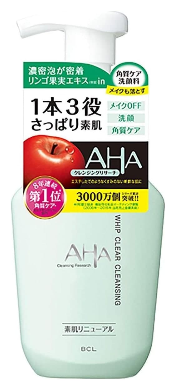 Sữa rửa mặt tạo bọt BCL AHA Cleansing Research Whip Clear Cleansing b 150ml (Cấp ẩm)