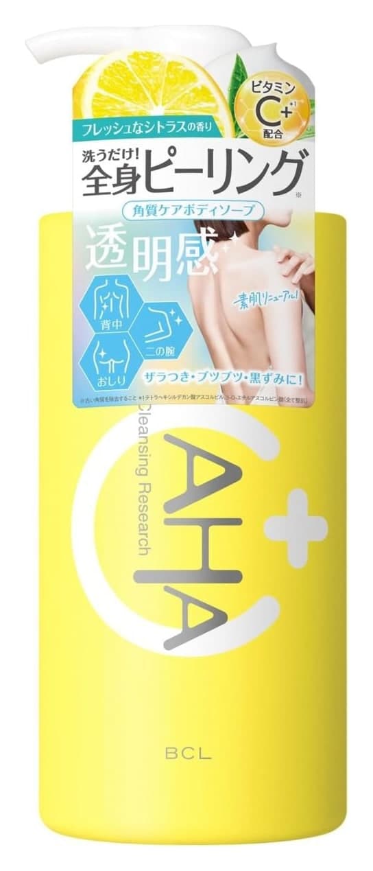Sữa tắm tẩy da chết AHA Cleansing Research C hương citrus 480ml