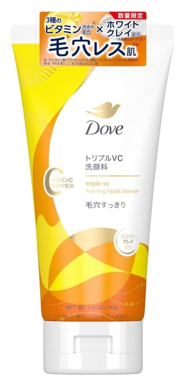 Sữa rửa mặt Dove Triple VC White Clay 143g