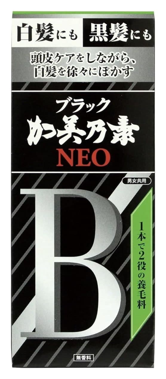 Dung dịch dưỡng tóc và làm mờ tóc bạc Kaminomoto Black NEO không mùi 150ml