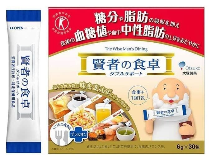 BỘT HỖ TRỢ HẠN CHẾ HẤP THU ĐƯỜNG VÀ CALORIES NHẬT - THE WISE MAN’S DINING