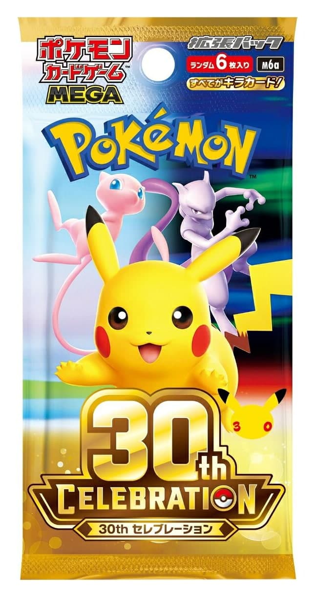 Thẻ bài Pokémon TCG MEGA 30th CELEBRATION (Bản tiếng Nhật)
