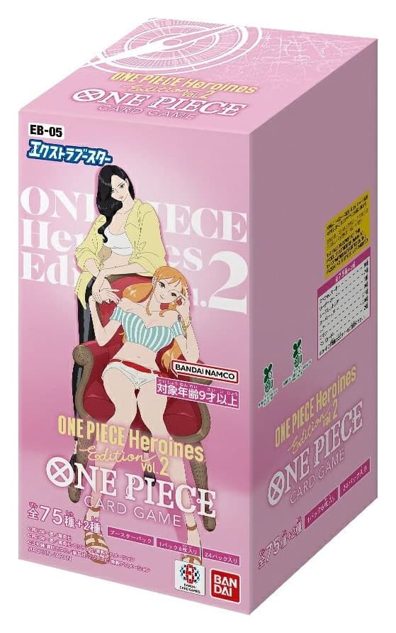 Thẻ bài ONE PIECE Card Game Extra Booster Heroines Edition Vol.2 EB-05 (Bản tiếng Nhật)