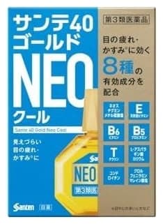 Thuốc nhỏ mắt Santen Sante 40 Gold Neo Cool 12ml