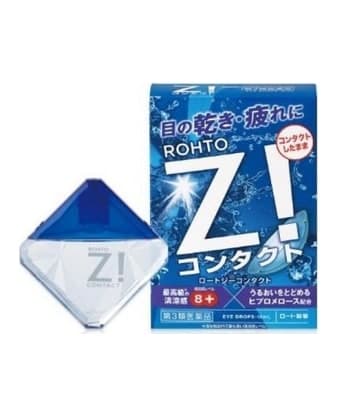 Thuốc nhỏ mắt dùng với kính áp tròng Rohto Z Contact b 12ml