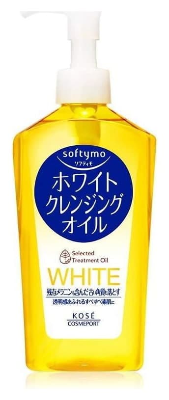 Dầu tẩy trang Kose Softymo White Cleansing Oil 230ml (Vàng nhạt)