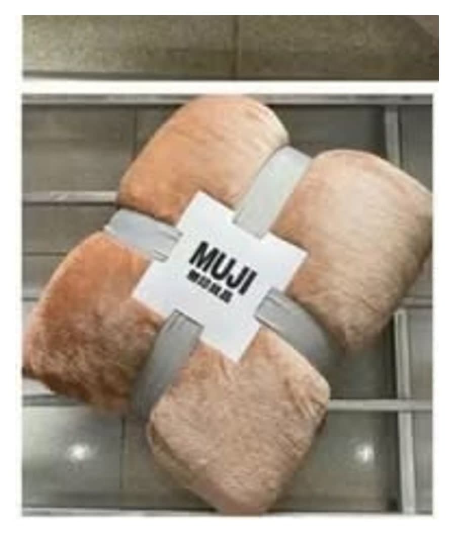 Chăn lông Muji 2,2×2,3m – Beige