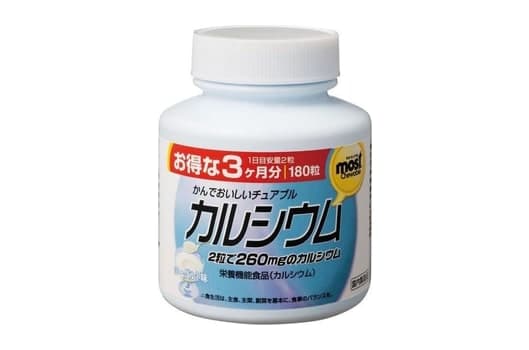 Viên nhai bổ sung Canxi Orihiro MOST Chewable Vị sữa chua 180 viên (90 ngày)