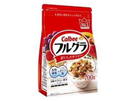 Ngũ cốc trái cây Calbee Frugra 700g