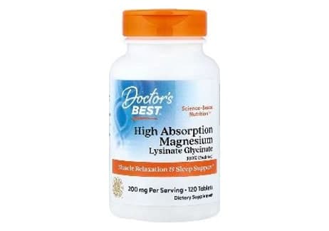 Viên uống Magie hấp thu cao Doctor's Best High Absorption Magnesium 100mg 120 viên