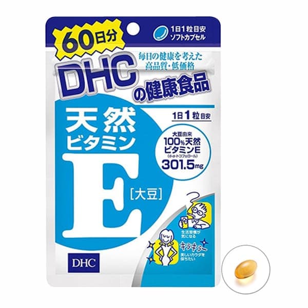 Viên Uống Bổ Sung Vitamin E 60 Ngày