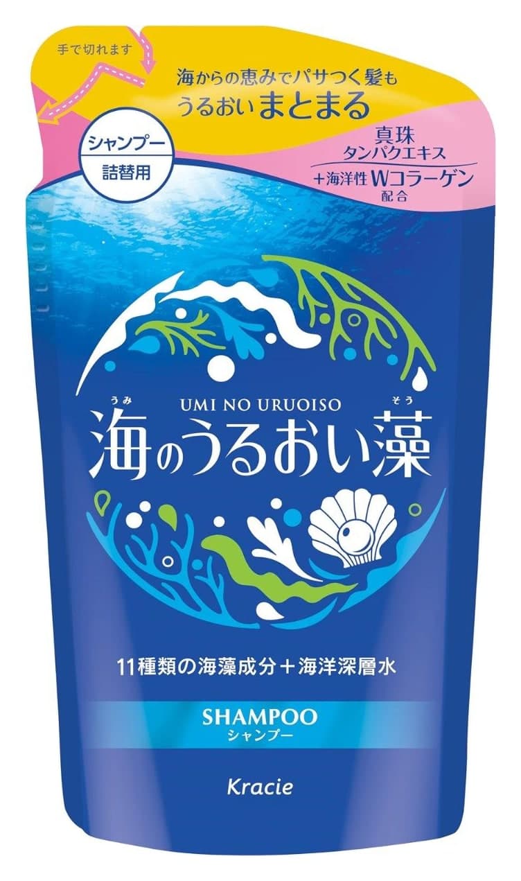 Dầu gội Kracie Umi no Uruoiso Moisture Care túi thay thế 400ml