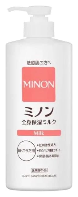Sữa dưỡng ẩm toàn thân Minon chai pump 400ml