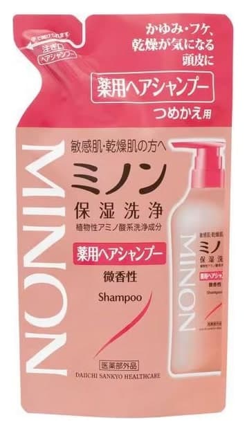 ミノン薬用ヘアシャンプー つめかえ用 380mL