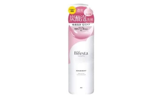 Sữa rửa mặt bọt khí Bifesta Foaming Whip Moist 200g (Hồng - Dưỡng ẩm mềm mịn)
