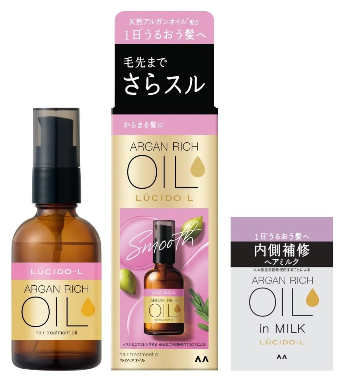 Dầu dưỡng tóc Lucido-L Argan Rich Smooth 60ml
