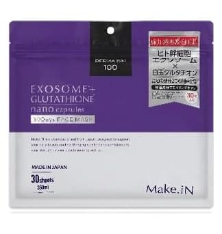 Mặt nạ tế bào gốc phục hồi trẻ hóa Make.iN DERMA ISM 100 Exosome & Glutathione 30 miếng