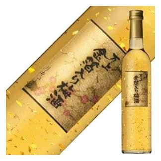 Rượu mơ vảy vàng Kikkoman Manjo Kinpaku Iri Umeshu 500ml