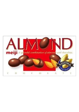 Kẹo sô-cô-la hạnh nhân Meiji Almond Chocolate Pocket Pack gói bỏ túi 42g