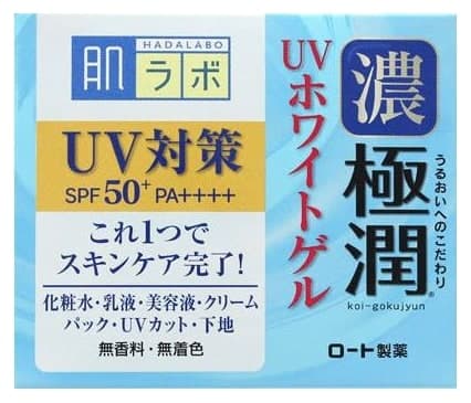 Gel chống nắng dưỡng ẩm Hada Labo Gokujyun UV White Gel SPF50+ PA++++ 90g