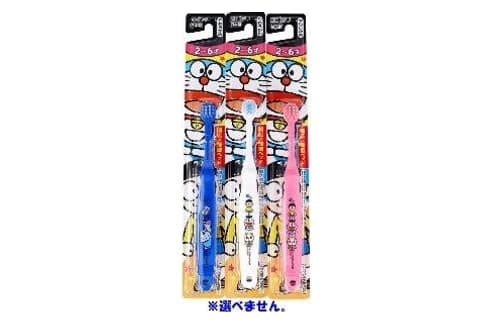 Bàn chải đánh răng trẻ em Ebisu Doraemon (Từ 2 - 6 tuổi)