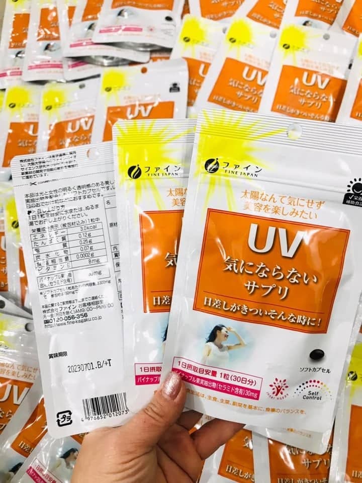 Viên Uống Chống Nắng Fine Japan UV 30 Viên